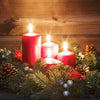 What is the significance of wreaths and advent candles?