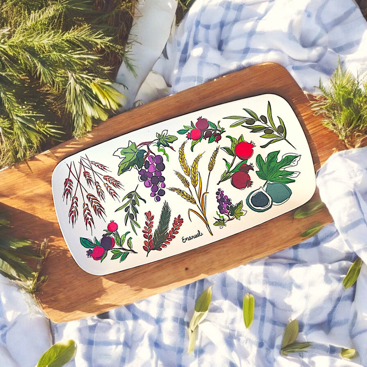 Seven Biblical Species serving Tray