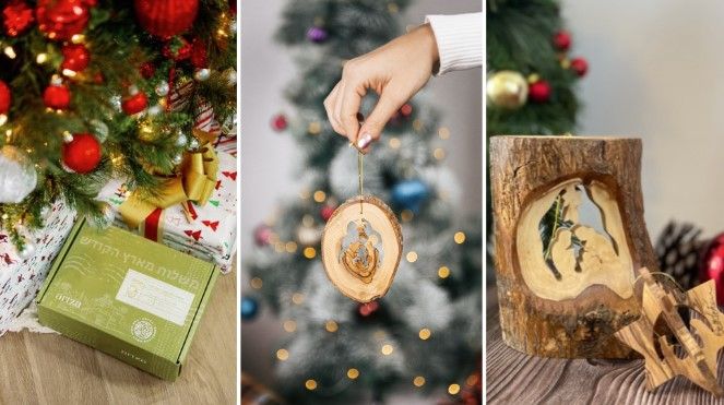 Christmas tree ornaments Bethlehem artisan