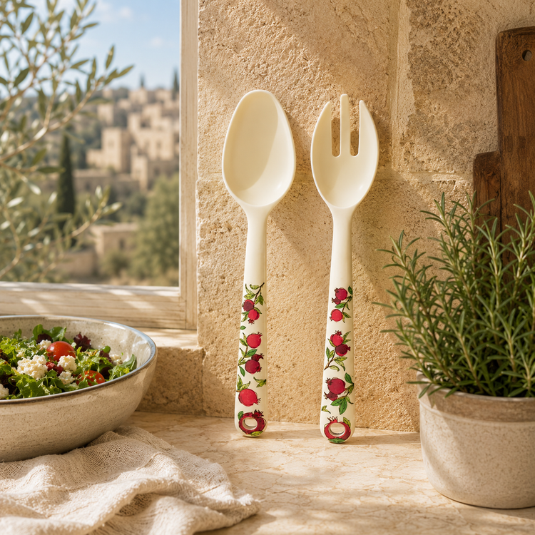 Pomegranate Salad Serving Spoons
