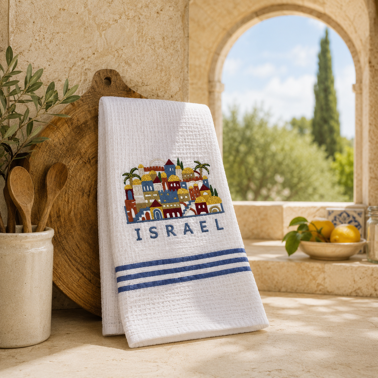 Israel Jerusalem hand washing towel