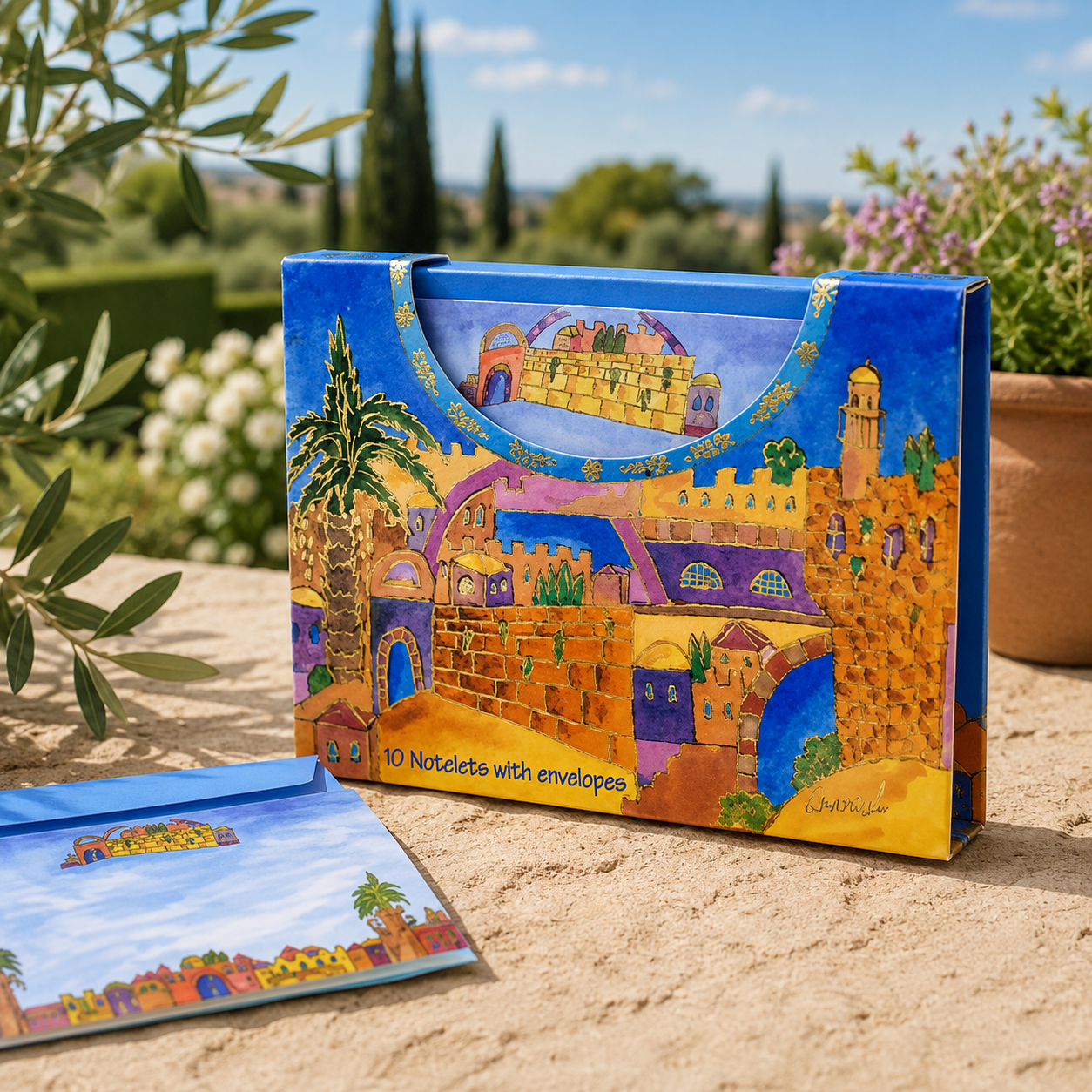 Jerusalem Greetings Card & Envelope Set