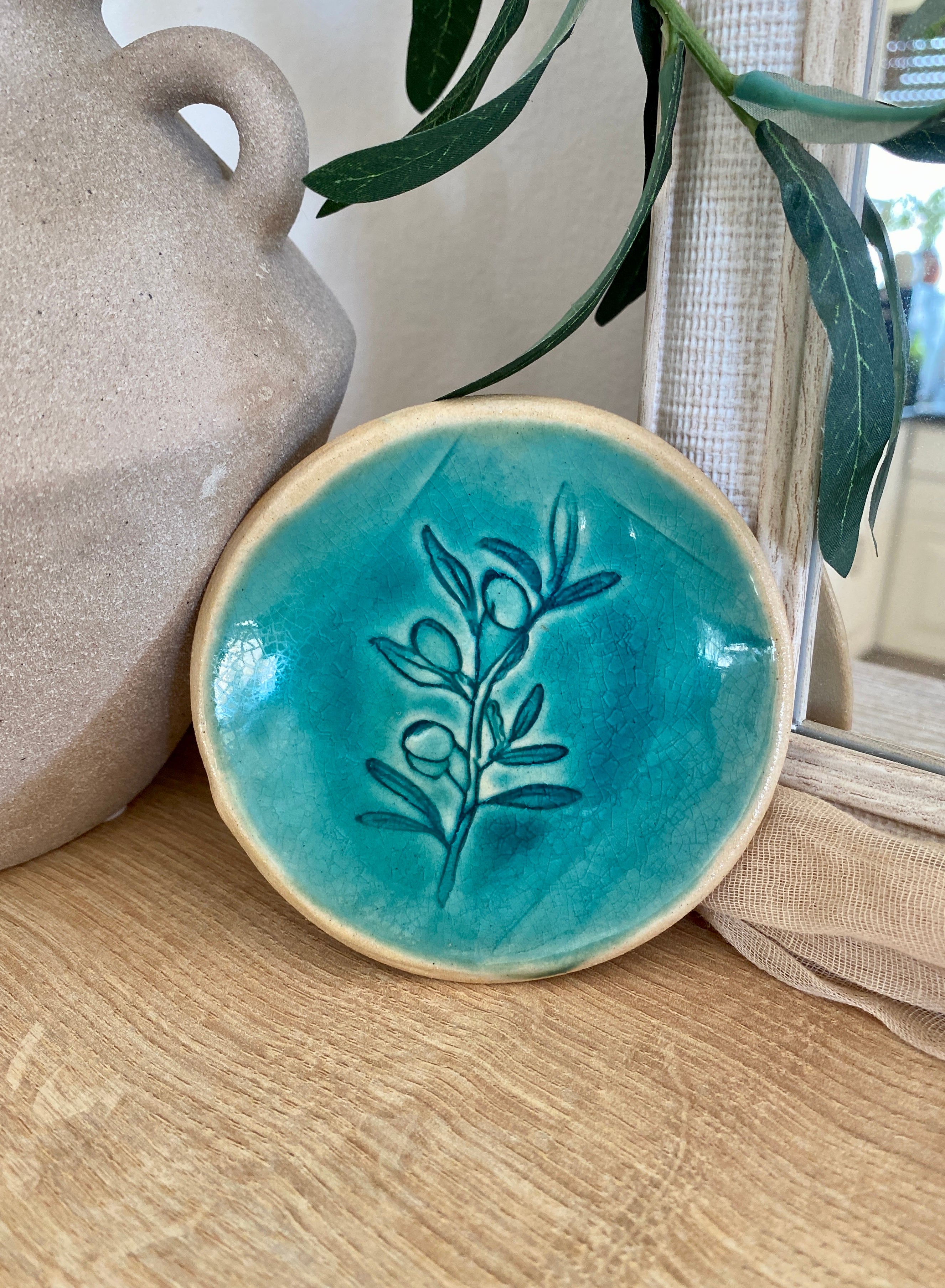Ceramic Olive Branch Dish