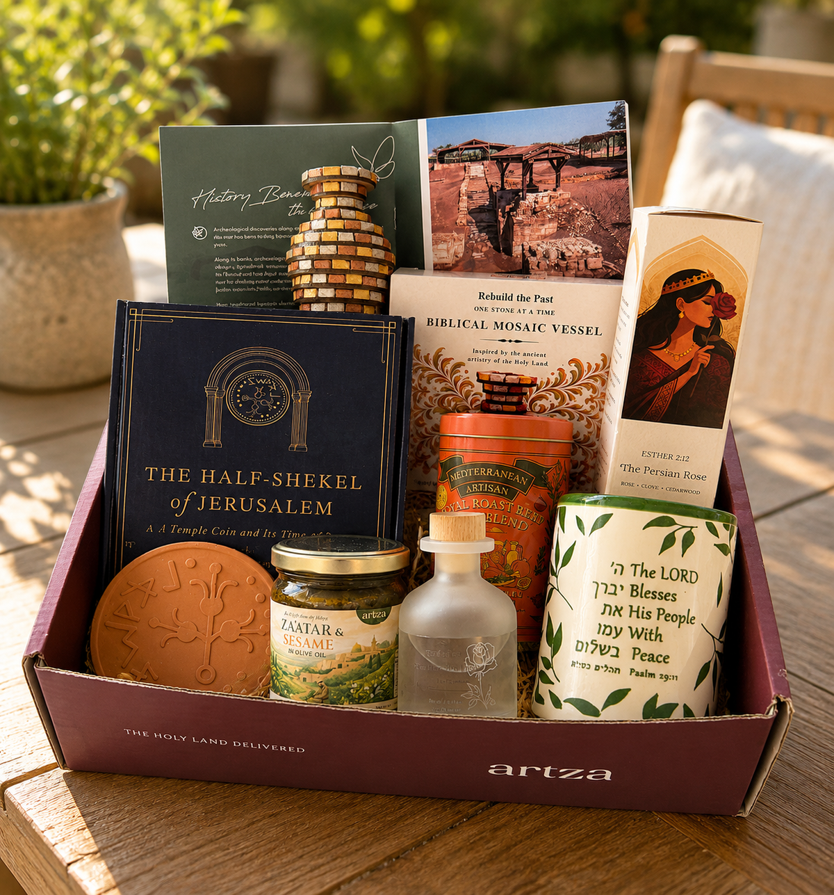 Israel Box Design Artza Box - Christian Subscription Boxes from the Land of Israel
