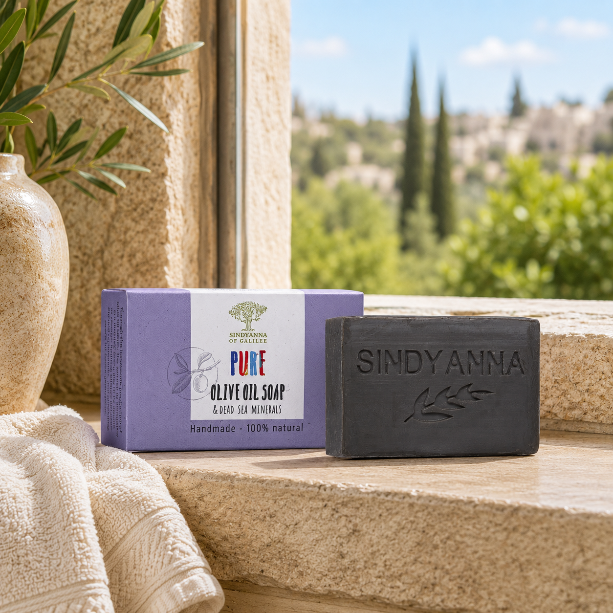 Olive Oil Dead-Sea mud soap