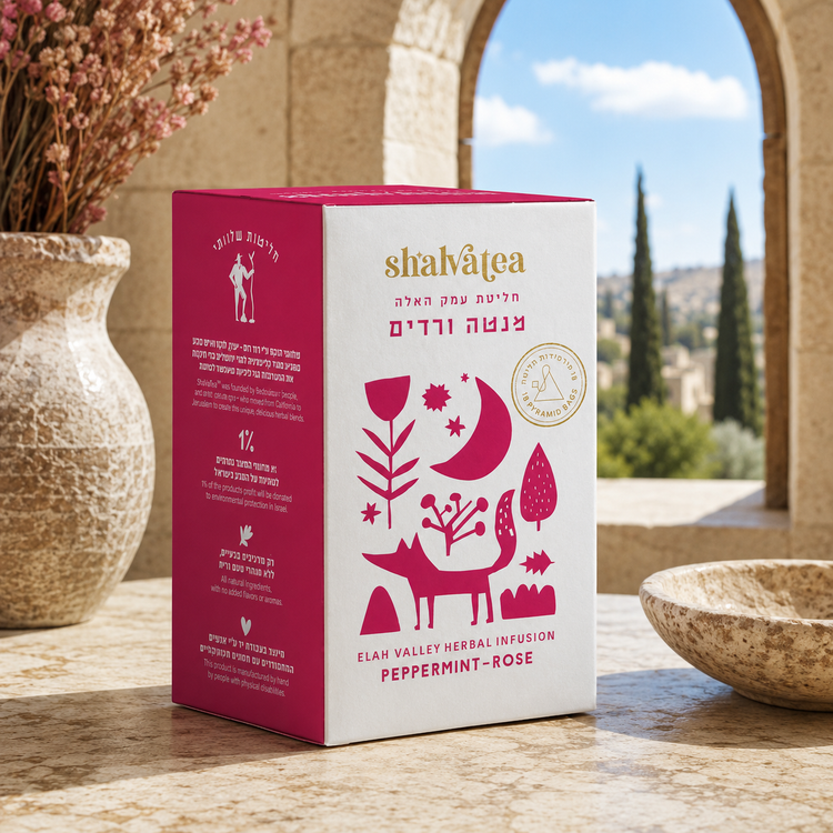 Shalva Peppermint Rose Tea