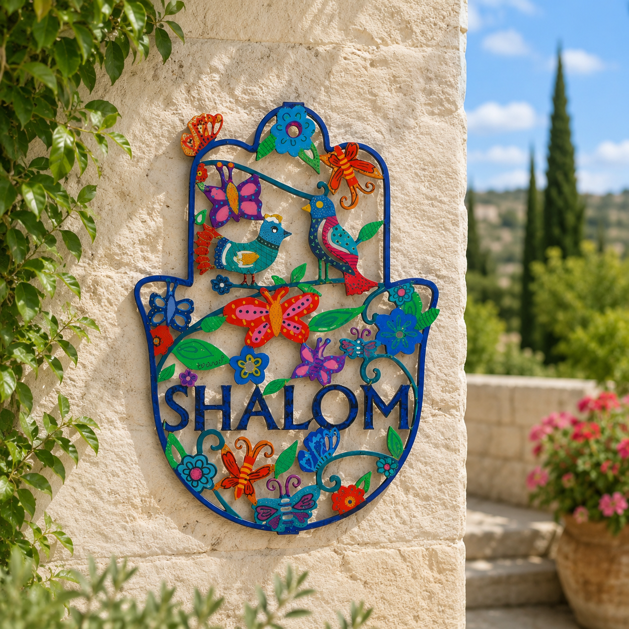 Shalom Hamsa - Birds & Flowers of Israel