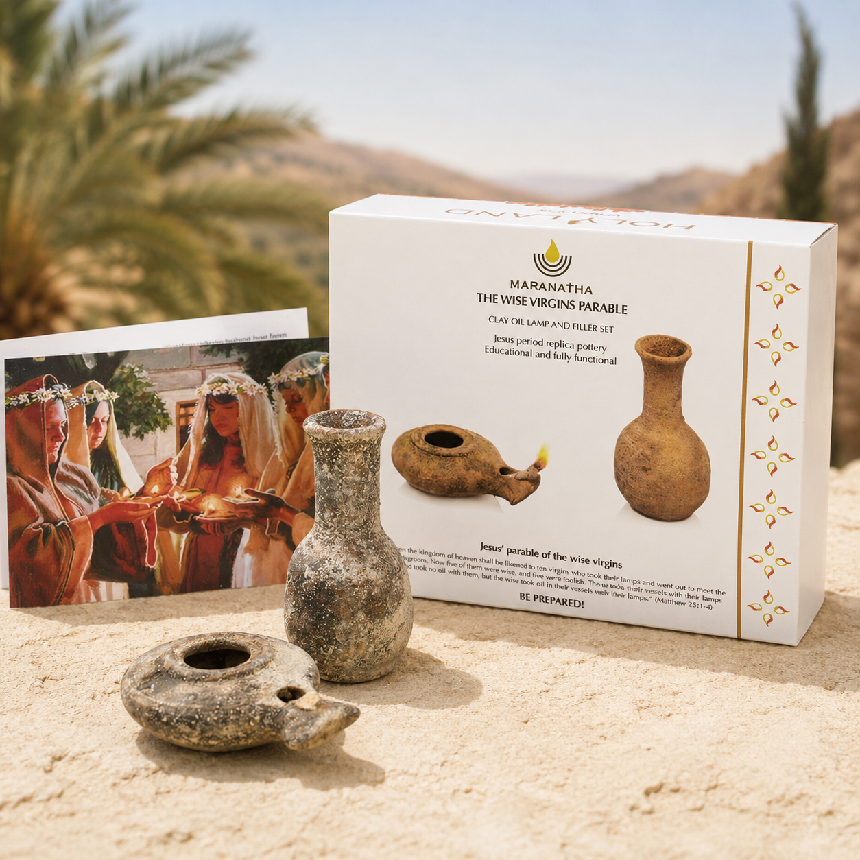 Ceramic Ancient Oil Lamp