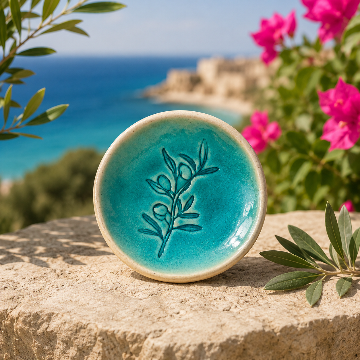 Ceramic Olive Branch Dish
