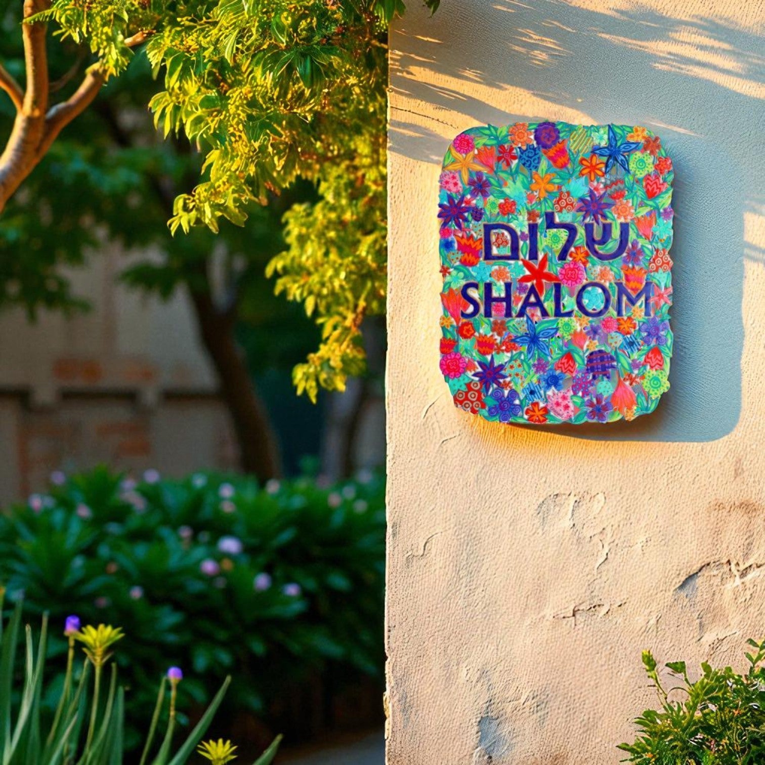 Shalom greeting for Peace art